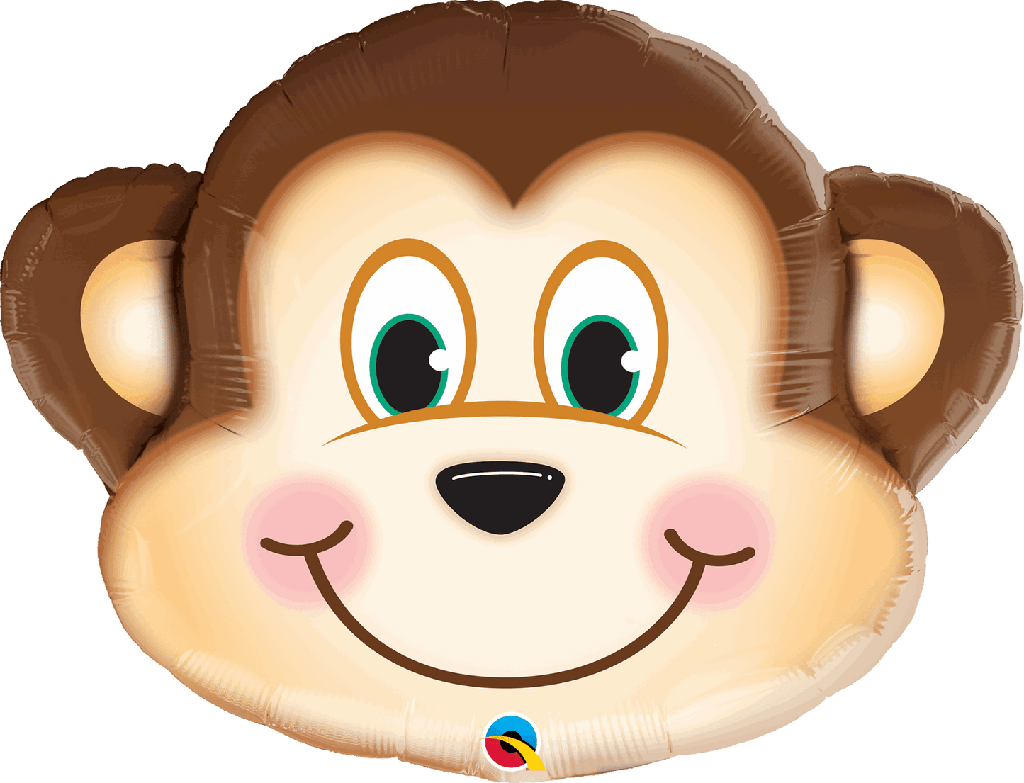 Monkey Head Shaped Foil Balloon - Eternity Party Express