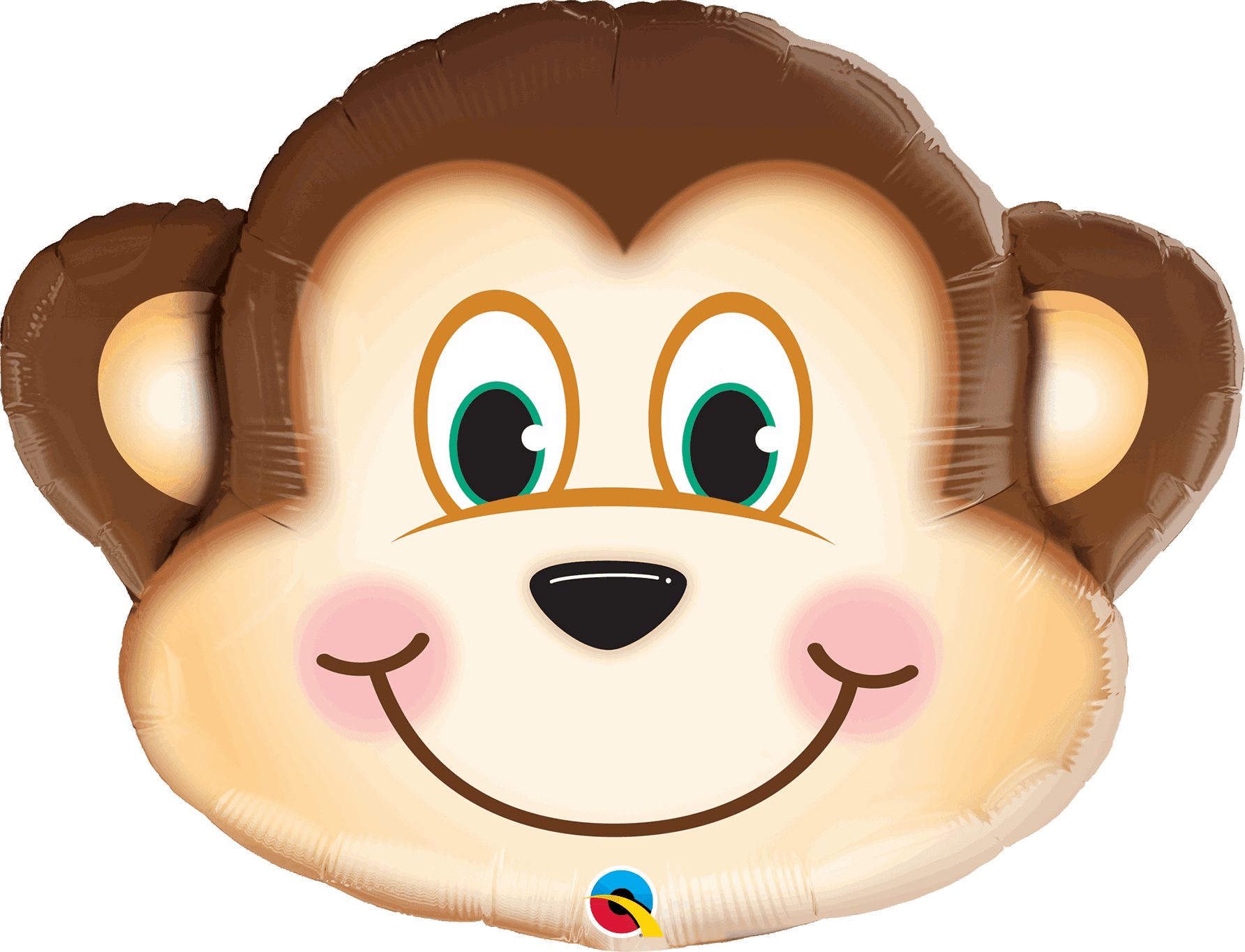 Monkey Head Shaped Foil Balloon - Eternity Party Express