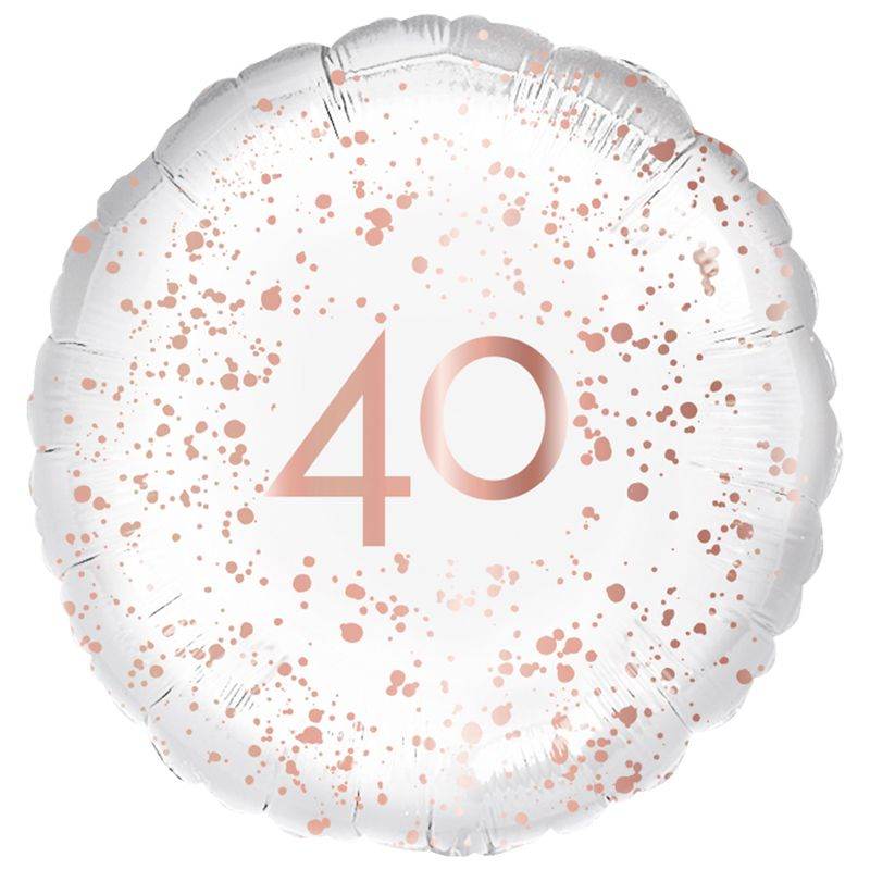 40 Rose Gold Foil Balloon - Eternity Party Express