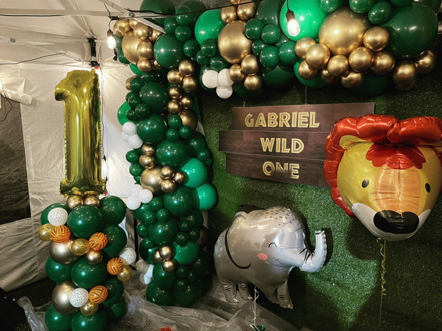 1st Jungle Theme Party Decorations