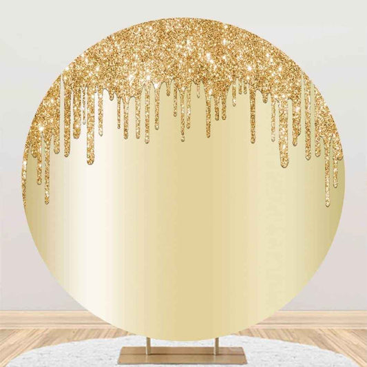 6ft Round Gold Backdrop Hoop