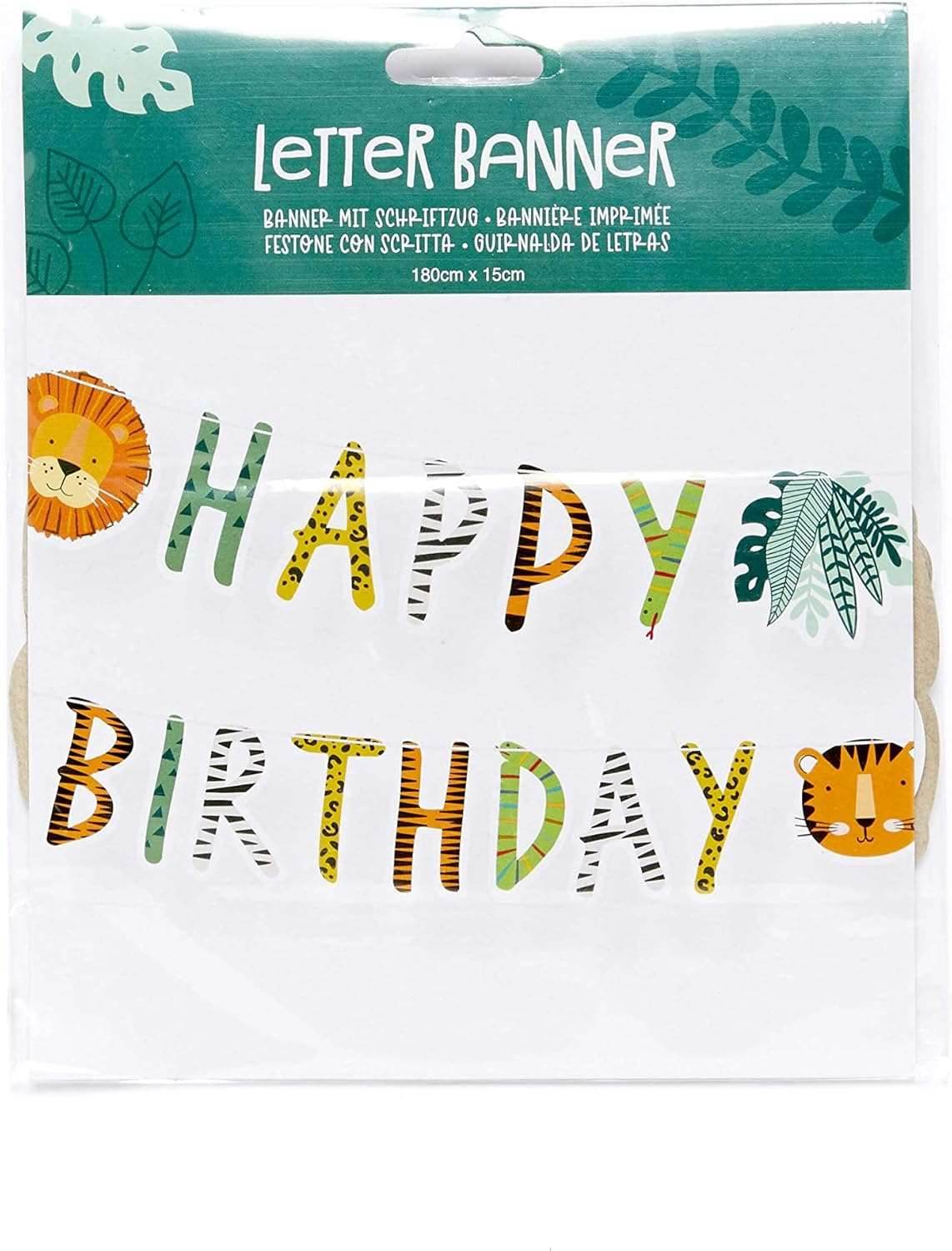 Jungle Happy Birthday Banner - Eternity Party Express