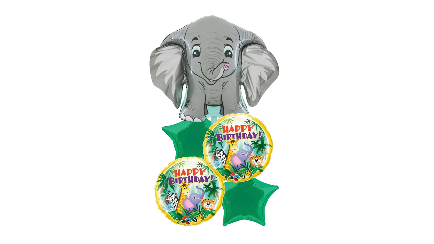 5 Balloon Cluster Jungle Party