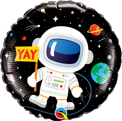 Astronaut Birthday Foil Balloon