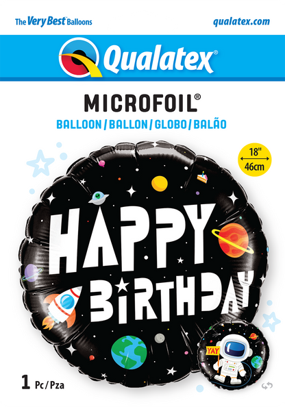 Astronaut Birthday Foil Balloon