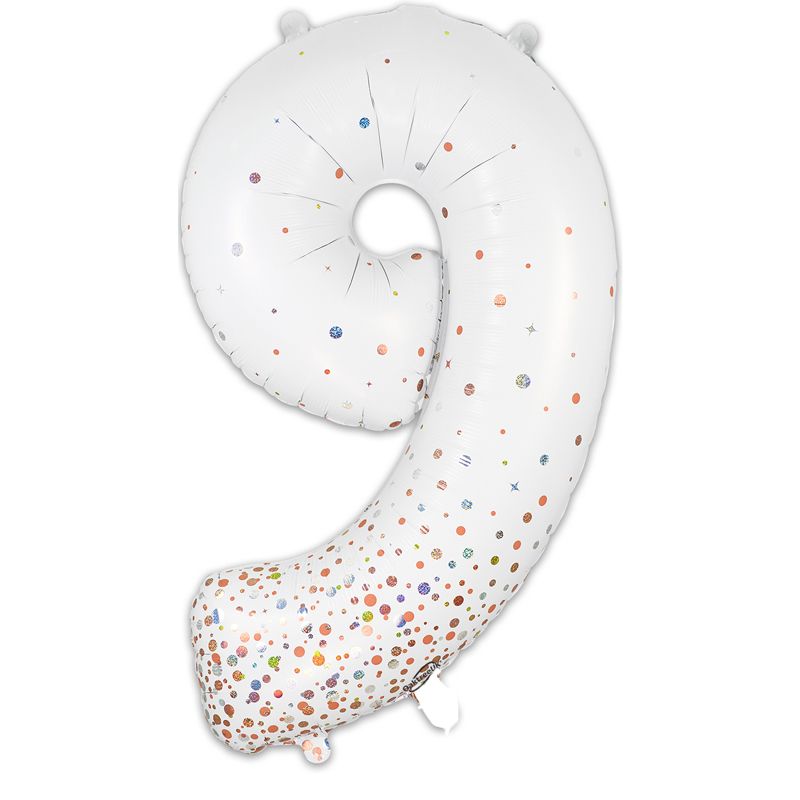 Sparkling Fizz Holographic Rose Gold Giant Helium Balloons