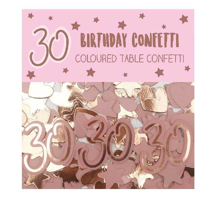 Rose Gold Pink 30th Birthday - Eternity Party Express
