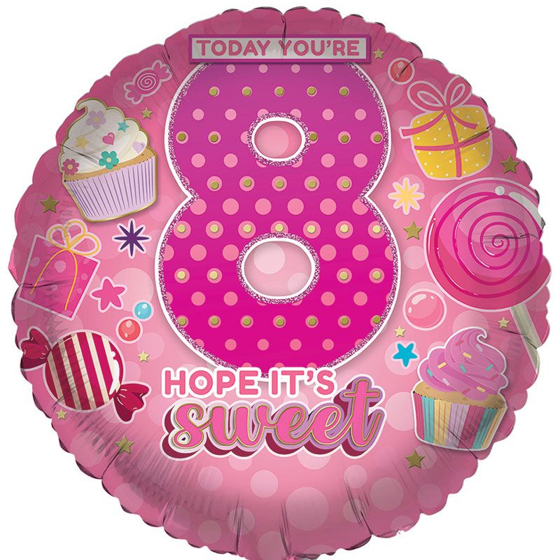 Age 8 Foil Balloon