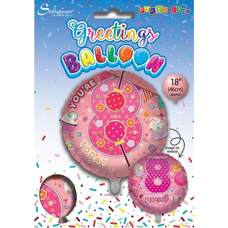 Age 8 Foil Balloon
