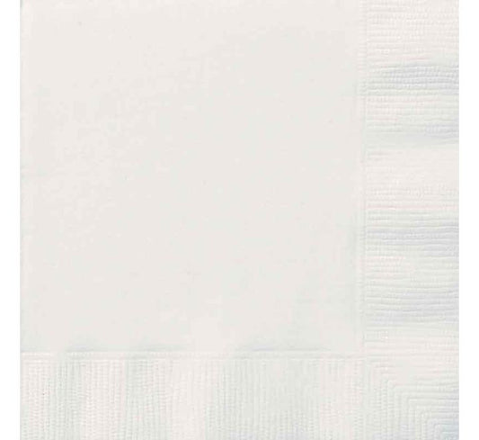Bright White Napkins 33cm