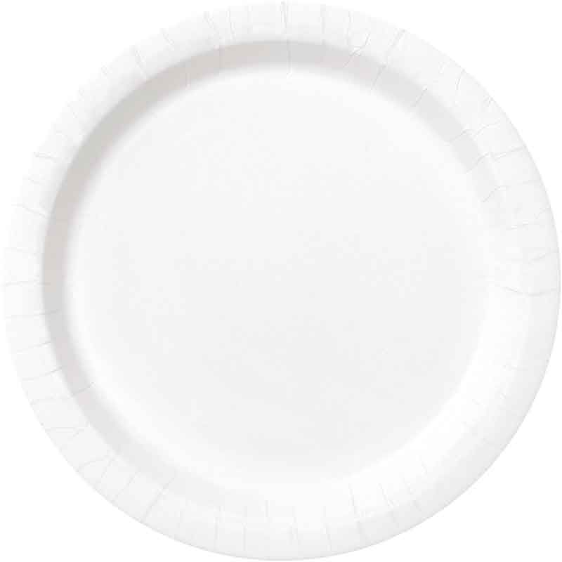 Bright White Plates 22cm
