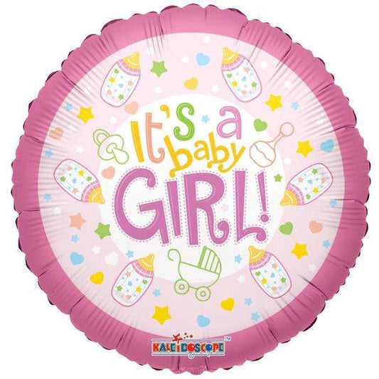 Baby Girl Foil Balloon - Eternity Party Express