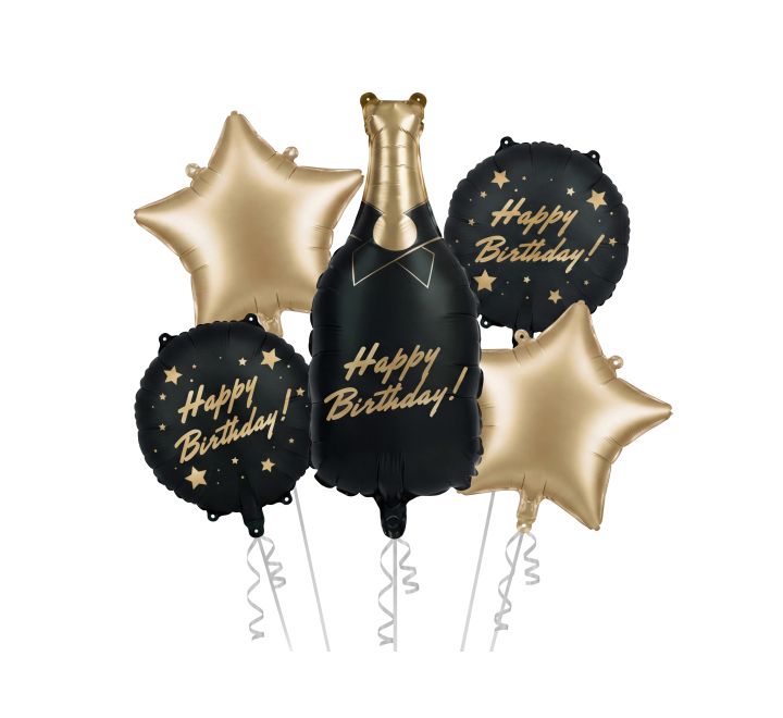 Birthday Bottle Bouquet Set