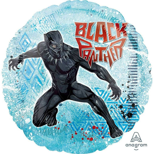 Black Panther Foil Balloon Round 18 Inch