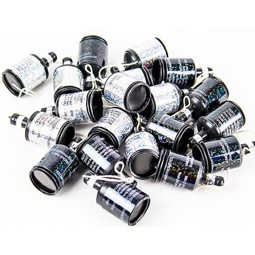 Black And Silver Party Poppers