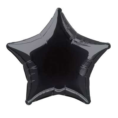 Black Foil Star Balloon