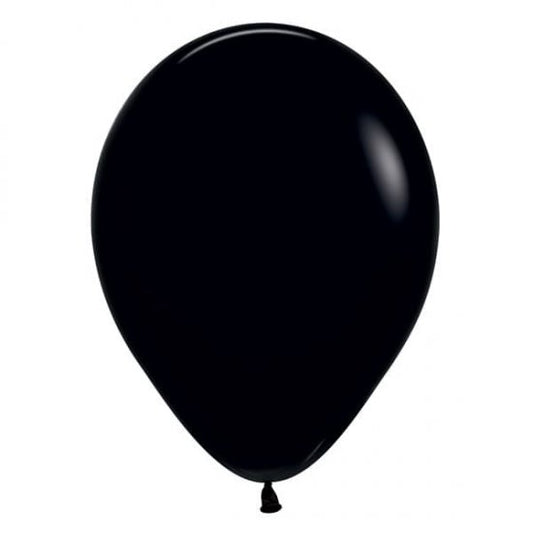 Fashion Black 12" Latex 50 Pack