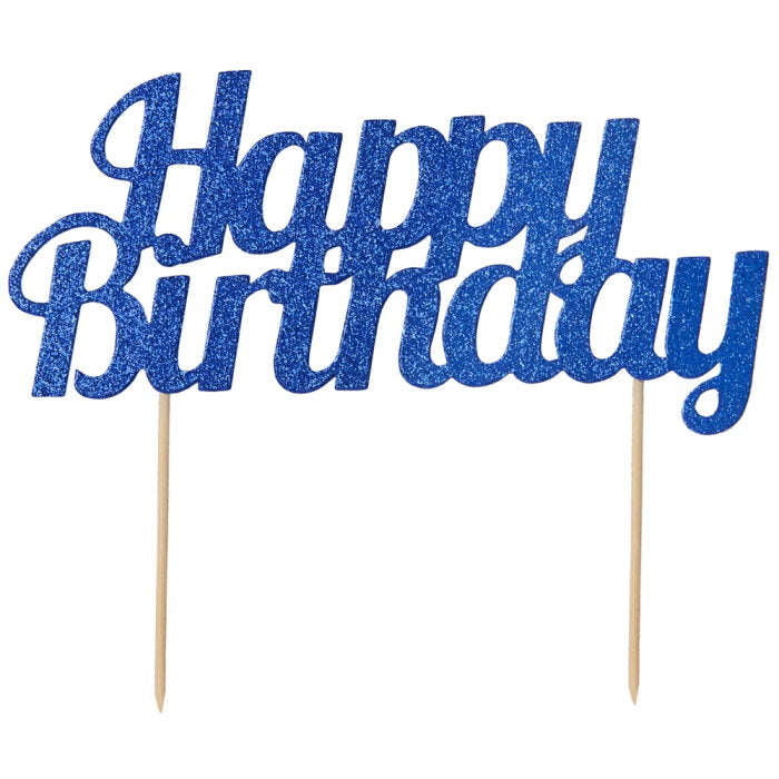 Blue Cake Toppers