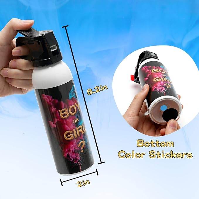 Gender Reveal Smoke Cannon, Fire Extinguisher Blue - Eternity Party Express