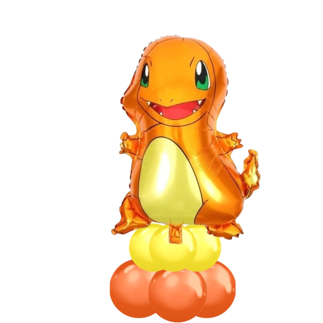 Inflated Pokemon Charmander Mini Balloon Table Centrepiece