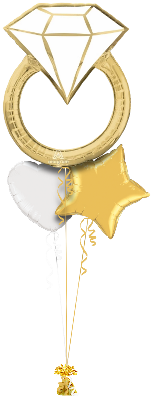 3 Balloon Cluster Diamond Ring Design 8