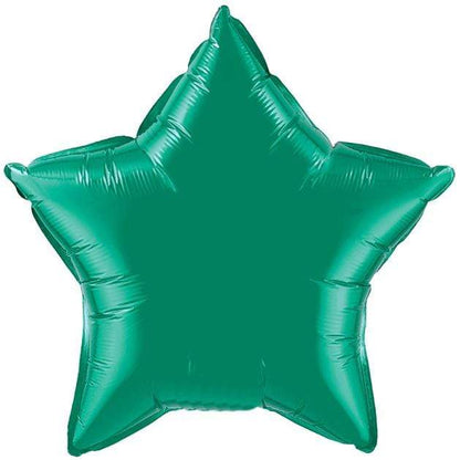 Emerald Green Star Foil Balloon