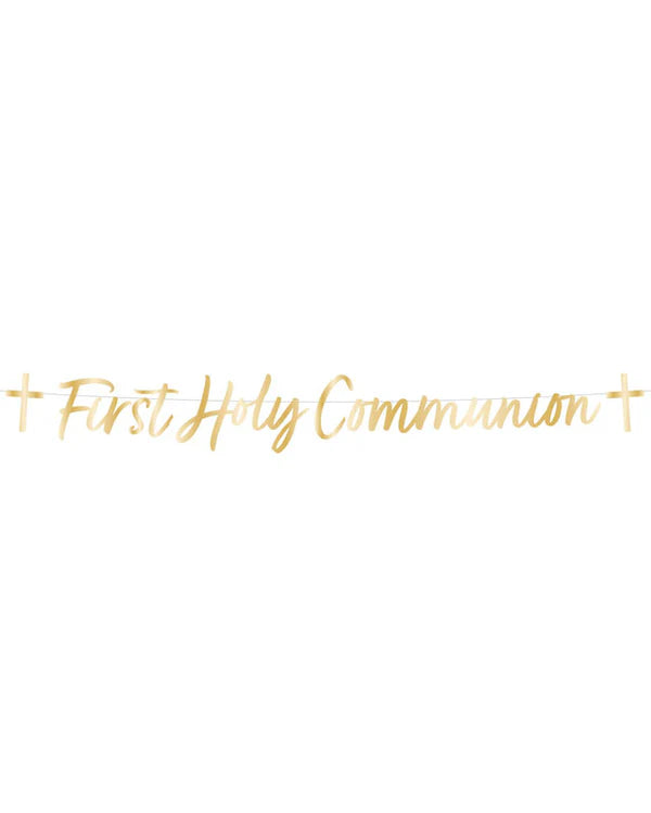 First Holy Communion Paper Banner