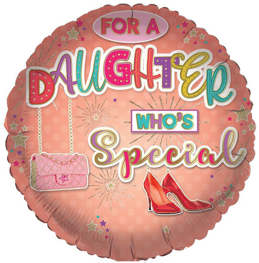 For A Special Daughter Foil Balloon