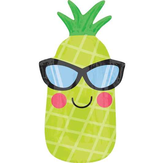 Fun In The Sun Pineapple Junior Shape Foil Balloon