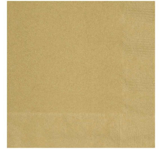 Gold Napkins 33cm