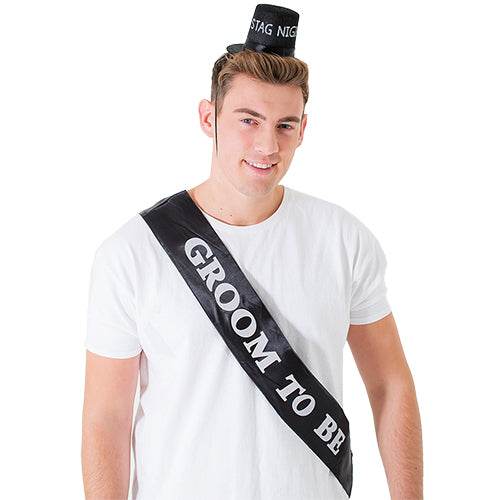 Stag Night Groom To Be Sash - Eternity Party Express
