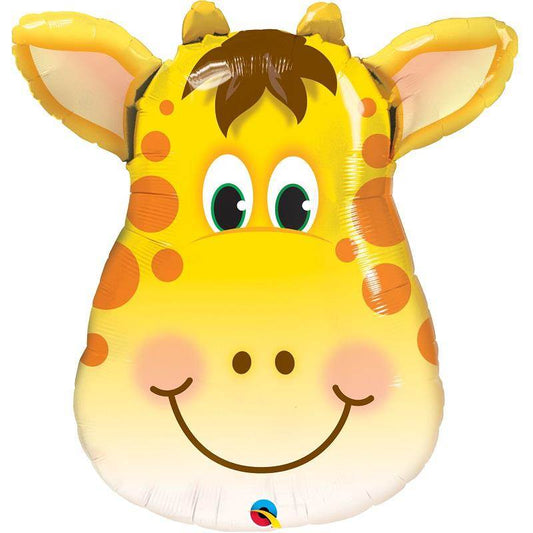 Giraffe Head Shaped Foil Balloon - Eternity Party Express
