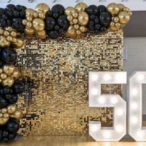 Gold Sequin Wall Panel HIRE ONLY NOT FOR SALE