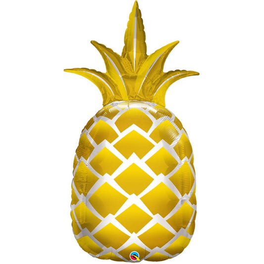 Gold Pineapple Shape Foil Balloon