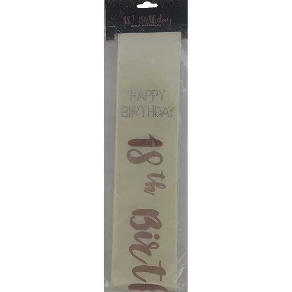 Cream & Gold 18th Sash