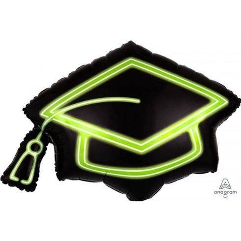 Graduation Cap Foil Shape Foil Balloon - Eternity Party Express