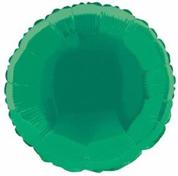 Green Round Foil Balloon