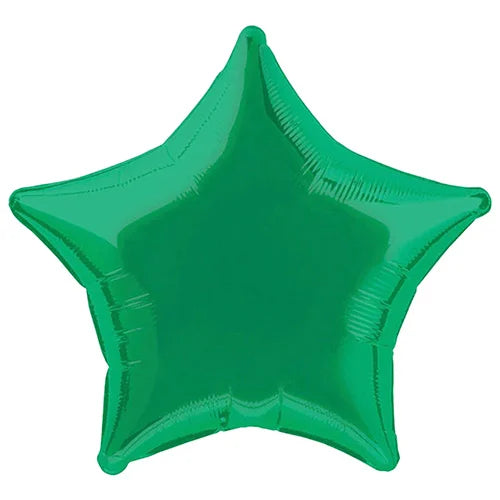 Green Foil Star Balloon