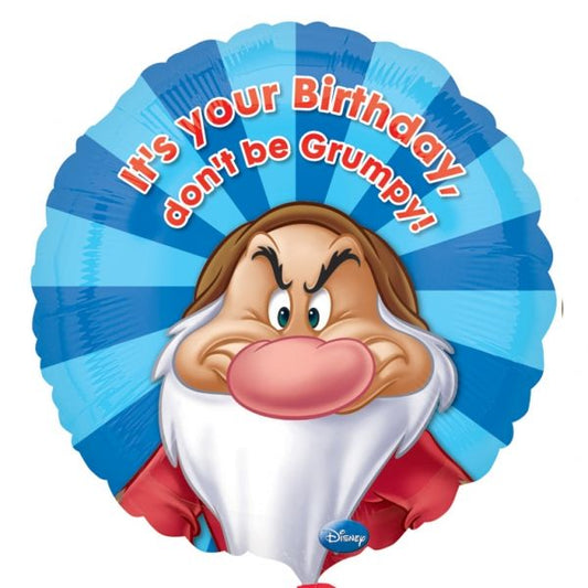 Grumpy Birthday Foil Balloon