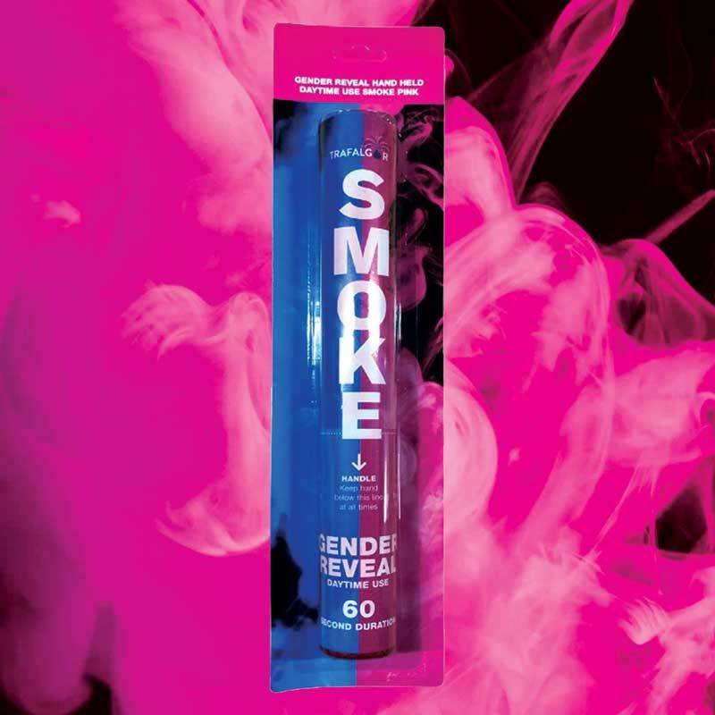 Gender Reveal Pink Smoke Cannon - Eternity Party Express