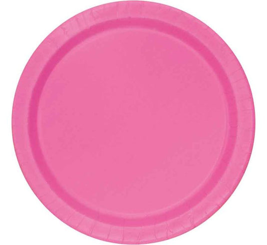 Hot Pink Plates 22cm