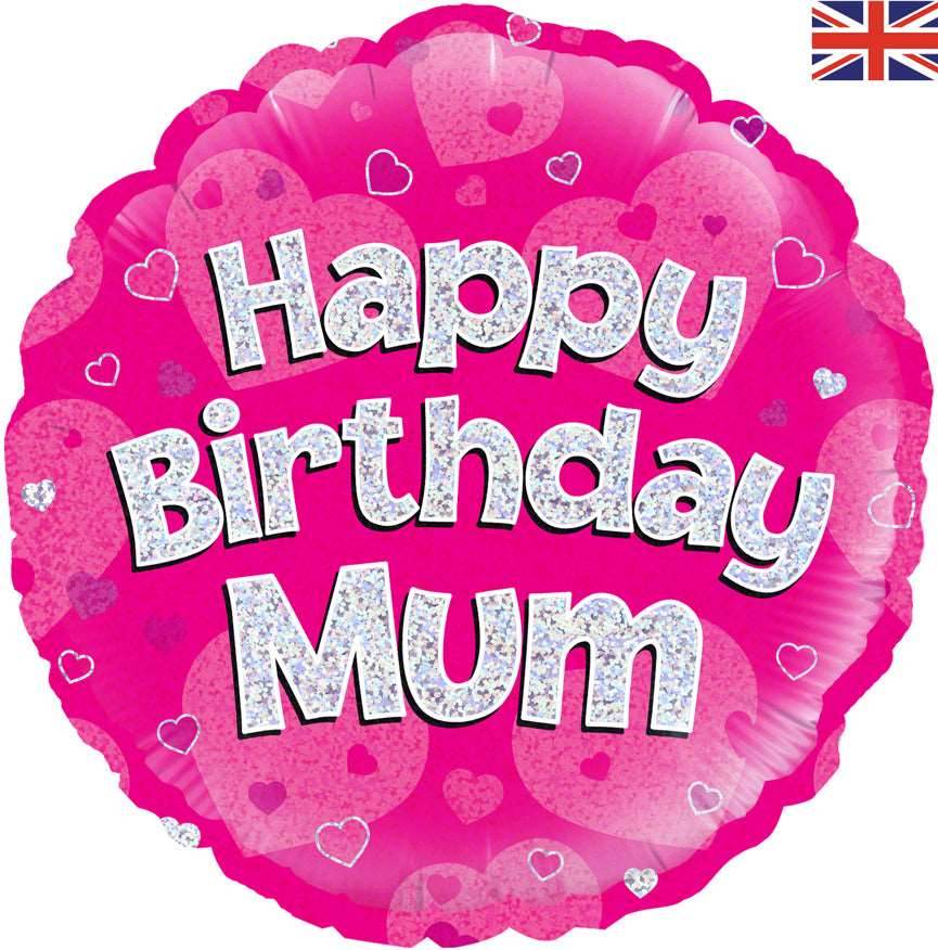 Happy Birthday Mum Foil Balloon - Eternity Party Express