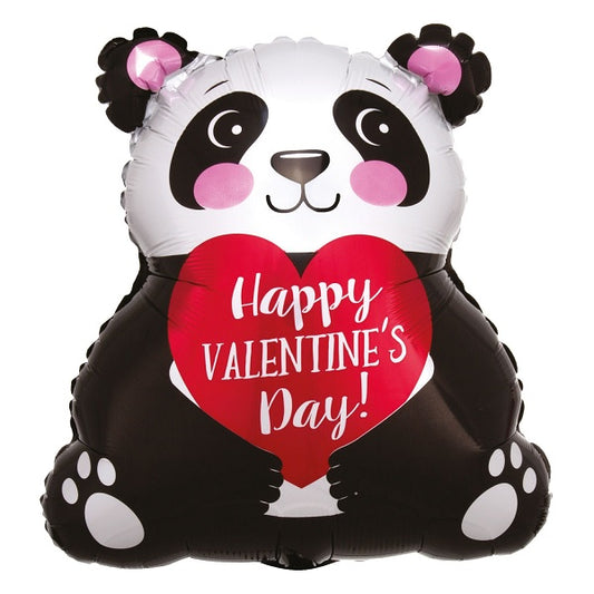 Happy Valentine’s Day Panda Shaped Foil Balloon