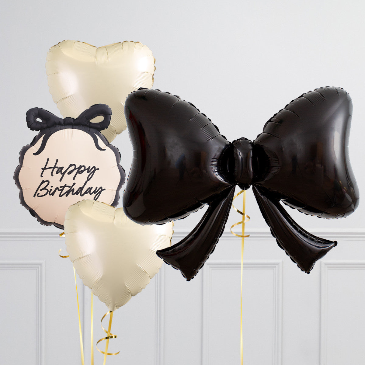 Black Bow Foil Balloon