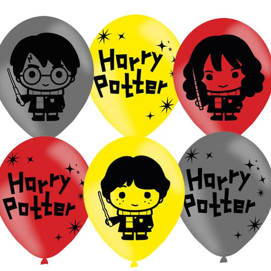 Harry Potter 4 Sided Latex Balloons