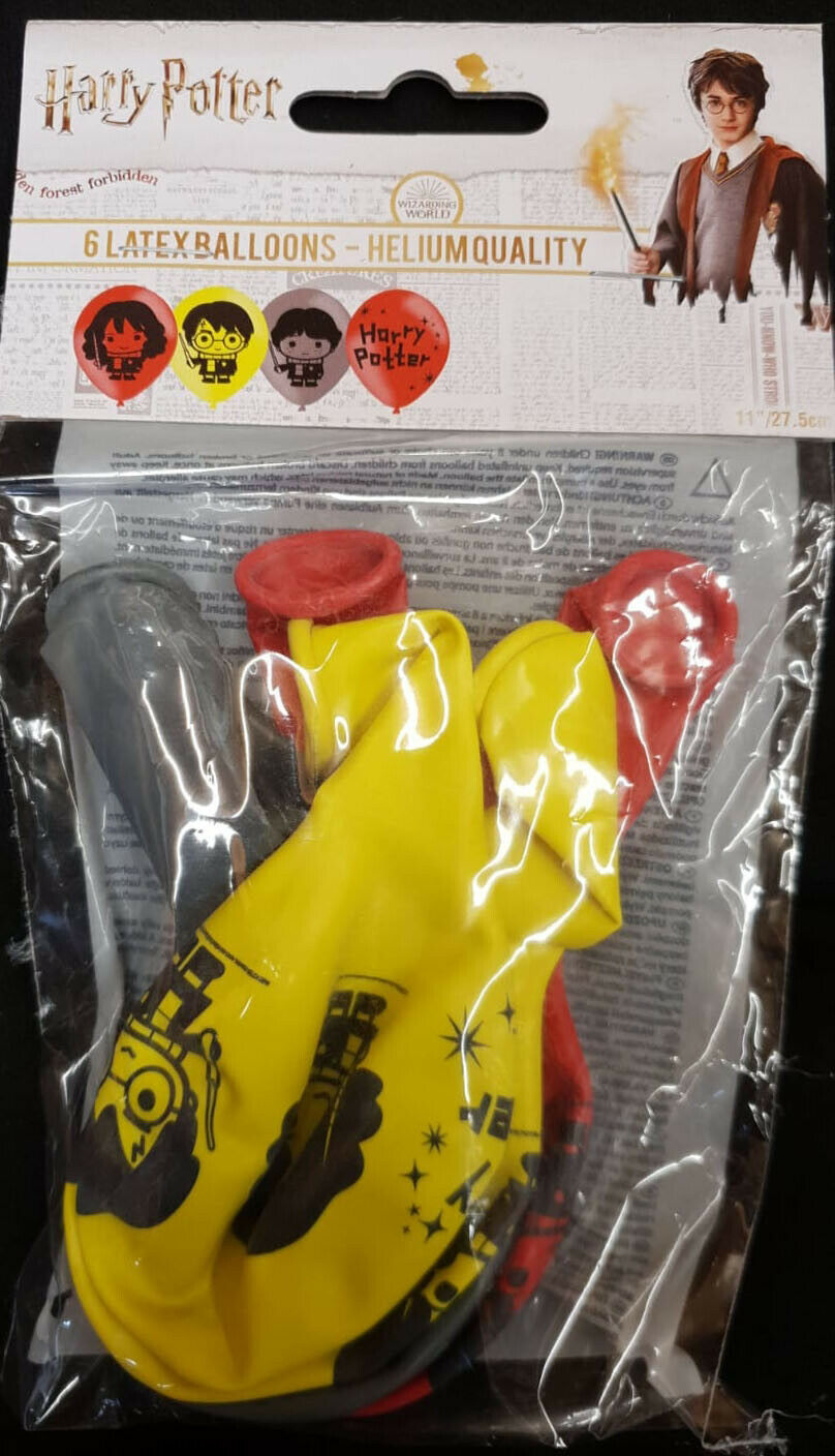 Harry Potter 4 Sided Latex Balloons