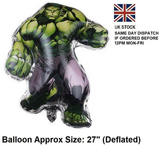 Hulk Shaped Foil Balloon
