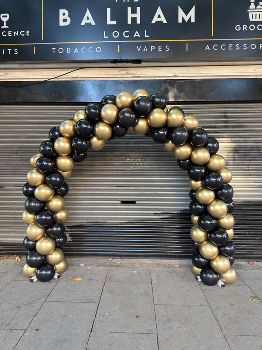 The Balham Local Store Grand Opening Outdoor Balloon Arch