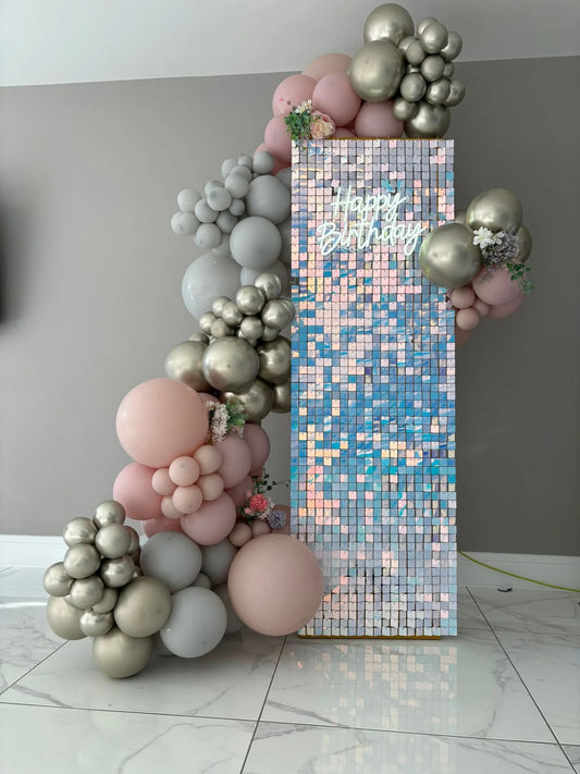 Iridescent Sequin Wall Panel HIRE ONLY NOT FOR SALE