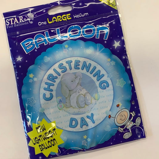 Its Your Christening Elephant Foil Balloon